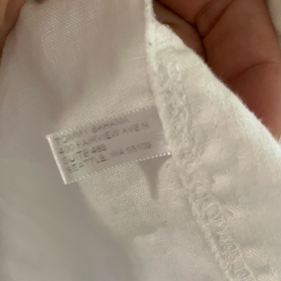 Tommy Bahama Relax White Linen Long Sleeve Button Down - Picture 3 of 10
